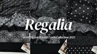 Regalia Collection 2025 | Latest Digital Printed Airjet Lawn Collection | #regalia #nebulix