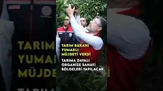 Tarım Bakanı Yumaklı tarıma dayalı organize sanayi b&ouml;lgeleri yapılacak #tarım #tarımhaber
