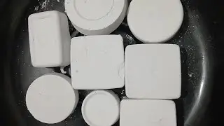 White Soft Calcium Corbonate reform crushing #asmr #crushingtime #gymchalkcrushing 