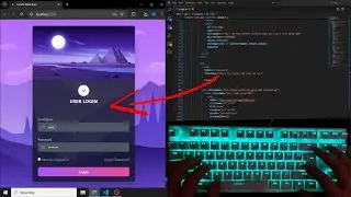 ASMR Programming – Modern Login Page UI Design (No Talking) | Next.js