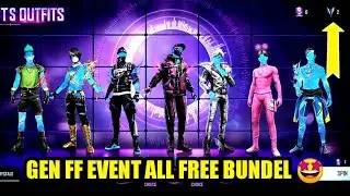 BTS Gen FF Event Free 7 Bundles || How To Complete Gen FF Event Free Fire 2022