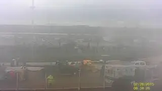 Super Dirt Week crash #2 aftermath