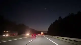 Night Driving Mysłowice-Katowice| No music | No talking | ASMR