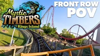 Mystic Timbers Roller Coaster (POV) - 4K Cinematic Series Kings Island