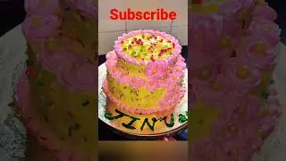 pineapple 2 tier cake ❤❤❤❤❤❤❤❤❤🥰🥰🥰🎂🎂🎂🎂🎂🎂🎂🎂💃💃#shorts#youtubeshorts #pineapplecake 🥰🥰🥰🥰🥰🥰🥰