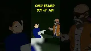 Goku Breaks Out of Jail #dragonball #anime #goku