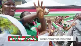 Lordina Mahama Holds New Year Party for Bono East Regional Constituency Executives