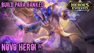 RAHOTEP (KING TUT) BUILD ATUALIZADA MUITO TANK - Heroes Evolved