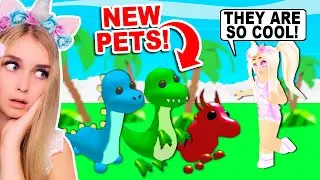ALL The *NEW* DINOSAUR PETS Coming To Adopt me! (Roblox)