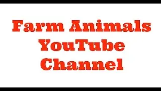 Farm Animals Channel