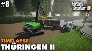 Th&uuml;ringen II Timelapse #8 Building The Bunker Silo, Farming Simulator 19