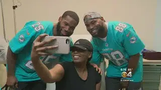 Dolphins Players Visit Alex's Place, Spend Time With Child Cancer Patients