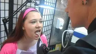 Getting my tongue pierced :)