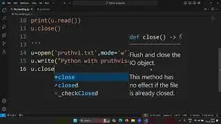File Handling in Python | Telugu