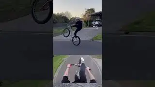 Two angle view #australia #explore #bmx #fypシ #wheelies #gopro #shorts #tricks