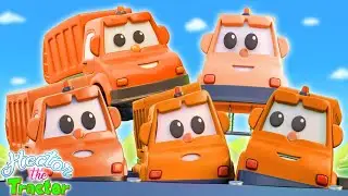 Five Little Garbage Truck Nursery Rhyme & Preschool Kids Songs