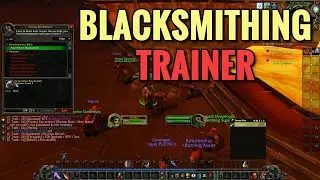 Ironforge Blacksmithing Trainer Location (WoW Classic)