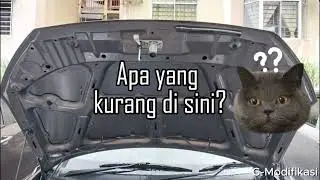 Penebat Haba/Bunyi,Senang Dipasang(Vlog Proton Saga Ch.6) Engine Hood/Bonnet Heat/Sound Insulation.