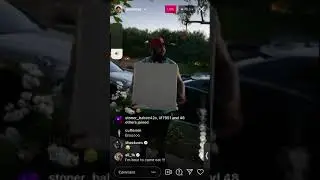 TEE GRIZZLY PULLS OUT GUN ON ADIN ROSS ON IG LIVE!!!😂💀
