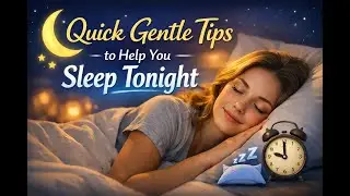 Quick Gentle Tips to Help You Sleep Tonight 🌙