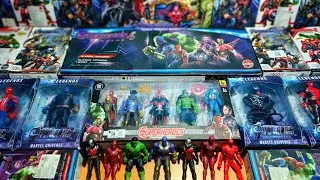 AVENGERS TOYS/Action Figures/Unboxing/Cheap Price/Spiderman,Thanos,Thor,Batman,Hulk/Toys.#eps 361