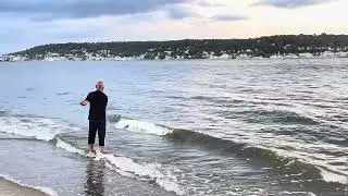 How to use a hand Seine net for  fishing .   August 24, 2024