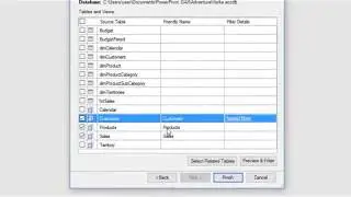 Removing and Filtering Fields WHEN Importing Tables