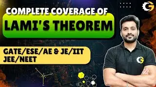 Lami's Theorem by #gauravbabu Sir #gateexam #physics #iit #neet #jee #gate2025 #ese2025