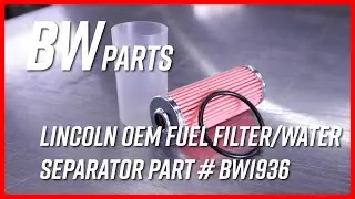 Lincoln OEM Fuel Filter/Water Separator/O-Ring for Classic 300D, Vantage, SAE-300, SA-400I
