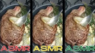 ASMR COWBOY STEAK (No Talking) COOKING SOUNDS | Only ASMR Food