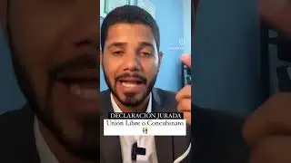 UNI&Oacute;N LIBRE O CONCUBINATO | Declaraci&oacute;n Jurada