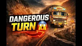 😱 Dangerous Truck Driving on Indian Roads | Heavy Cargo Long Drive 🚛