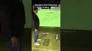This is next level SIM Golf #youtubegolf #golf #simulator #golftiktok #golf #golfhumor #pgashow