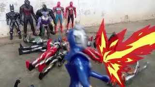 Wow...!! ultraman Orb vs Godzilla bersisik silver merah || Drama pertarungan ultraman