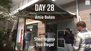 Foldable Shed Gone Wrong 😭 + First Cookie Bake Test 🍪 | Amie Bakes Day 28