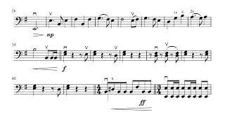 Pirates of the Caribbean Cello Arranged by Ted Ricketts