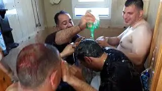 حمام العريس احمد حسام جوابرة 2018