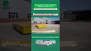 Steerable 6 Tons Battery Drive Trackless Transfer Cart #customized#manufacturing #transporter