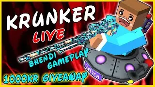 Krunker India : 800+ Matches But Still Not A Contra | 1000kr Giveaway ( TYPE - !koku ) Live