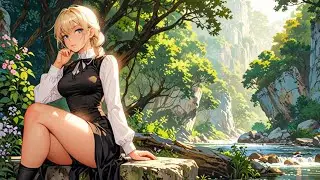 🌞Sunny Mountains🌄1 Hour Relaxing Medieval Music to Study, Work and Relax to ✨🎶