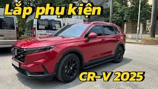 (độ xe CRV)- Lắp đồ cơ bản cho 2 b&aacute;c chủ CRV