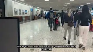 HNL Terminal 1 to International Parking Garage