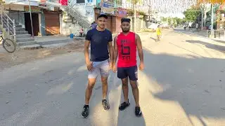 Dost Ke Sath Me Morning Running Karne Me Full Masti Vlog 🙏🇮🇳#vlog #mahtab bihar vlogs