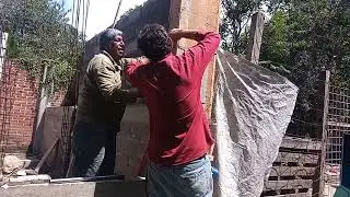Encajonando colubnas aparentes