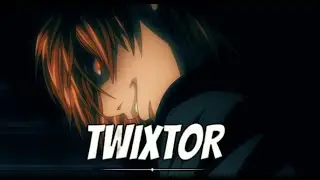 Kira Laugh 4k Twixtor || Death Note