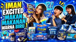 MUKBANG MAKANAN WARNA BIRU !