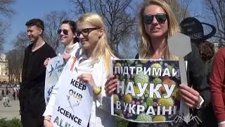 International  Peaceful Action #MarchForScience in Kiev, Ukraine (ENGLISH)