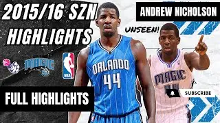 ORLANDO THROWBACK: Andrew Nicholson Highlights 2015/16 || NBA EASTERN CONFERENCE || Orlando Magic