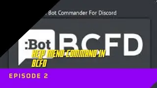 Help menu in BCFD