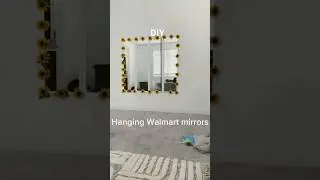 Easy Mirror Hanging